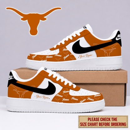 MEGA SALE - NEW CUSTOMIZED TXL TEXAS LONGHORNS AF1 SHOES - NCAA MAM08