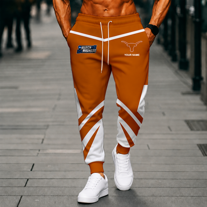VIRAL EDITION - NEW CUSTOMIZED NCAA MAM08 TXL TEXAS LONGHORNS SWEATPANTS