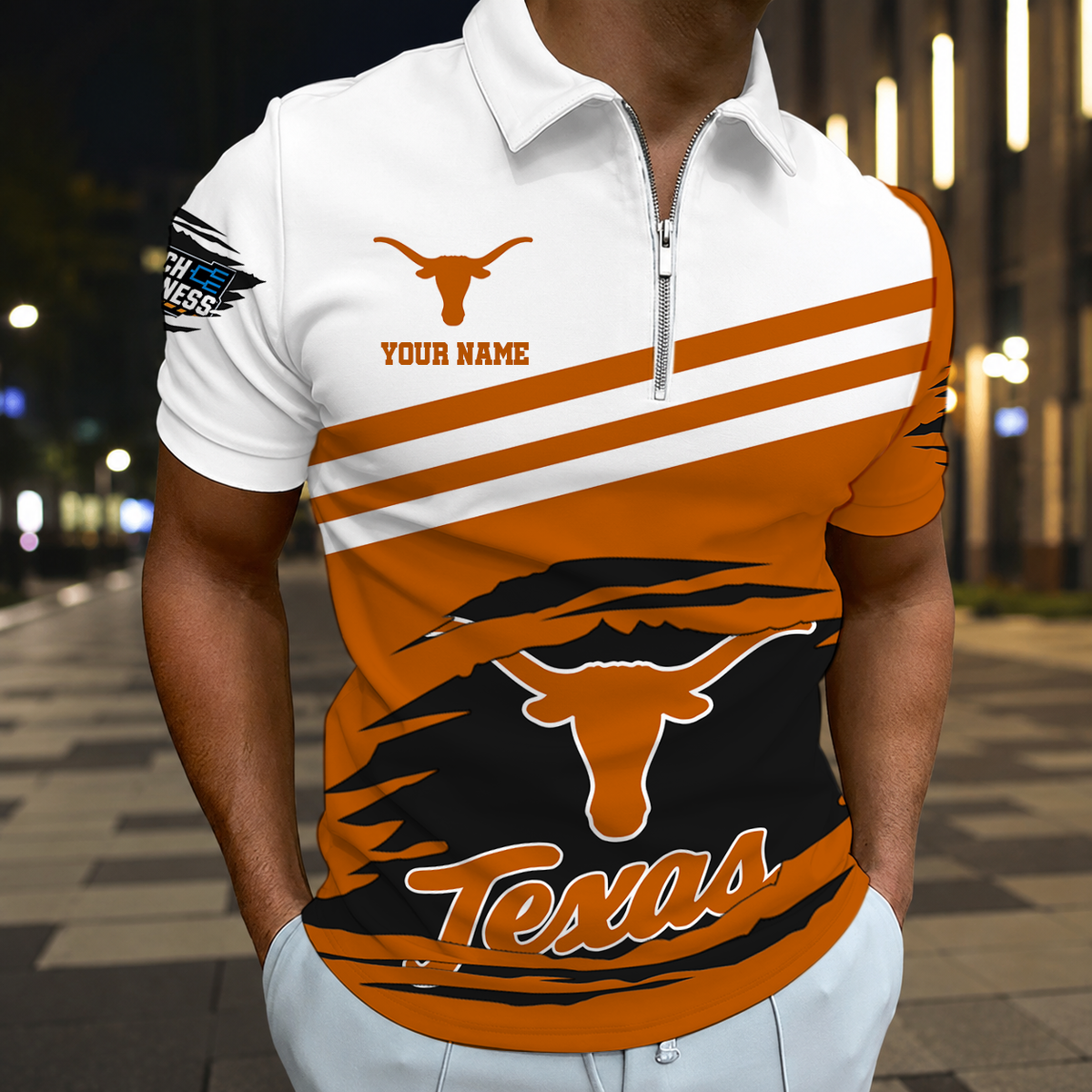 VIRAL EDITION - NEW CUSTOMIZED NCAA MAM08 TXL TEXAS LONGHORNS T-SHIRT, POLO SHIRT, ZIP POLO SHIRT, SWEATSHIRT, HOODIE & ZIP HOODIE