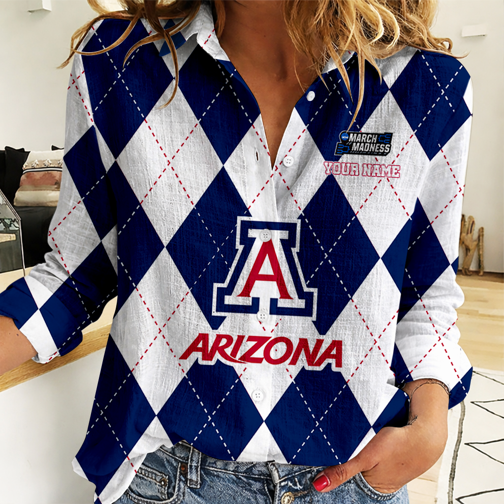 VIRAL EDITION - NEW CUSTOMIZED | NCAA MAM09 ARW AR WILCATS WOMEN CASUAL SHIRT FOR FAN
