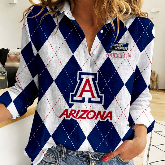 VIRAL EDITION - NEW CUSTOMIZED | NCAA MAM09 ARW AR WILCATS WOMEN CASUAL SHIRT FOR FAN