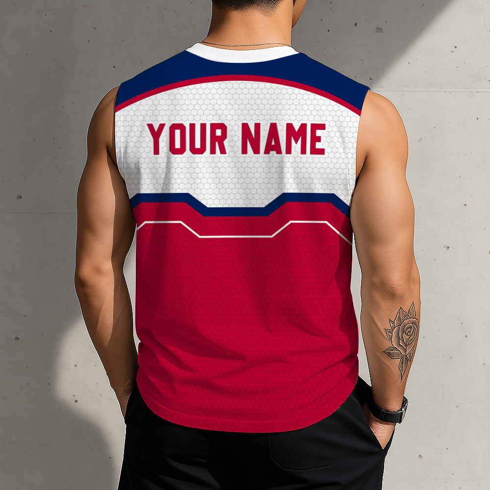 HOT DEAL - NEW CUSTOMIZED NCAA MAM09 ARW ARIZONA WILDCATS MEN'S GYM SHIRT