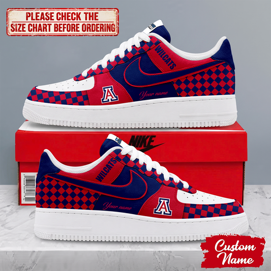 MEGA SALE - NEW CUSTOMIZED NCAA MAM09 ARW ARIZONA WILDCATS AF1 SHOES