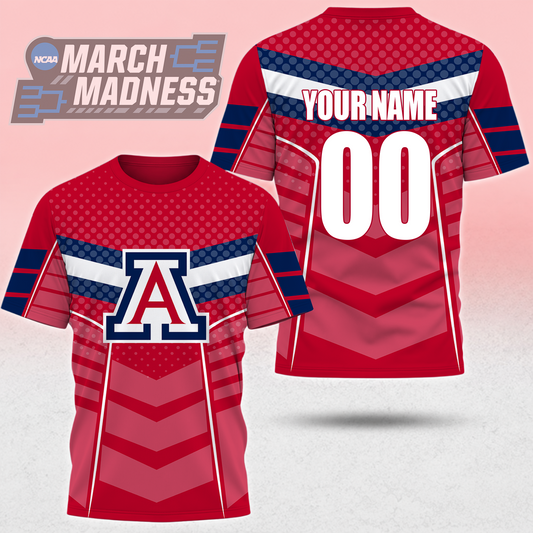LIMITED EDITION - NEW CUSTOMIZED NCAA MAM09 ARW ARIZONA WILDCATS T-SHIRT, POLO SHIRT, ZIP POLO SHIRT, SWEATSHIRT, HOODIE & ZIP HOODIE