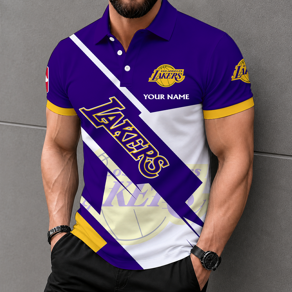 VIRAL EDITION - NEW CUSTOMIZED NBA09 LLA LOS ANGELES LAKERS T-SHIRT, POLO SHIRT, ZIP POLO SHIRT, SWEATSHIRT, HOODIE & ZIP HOODIE