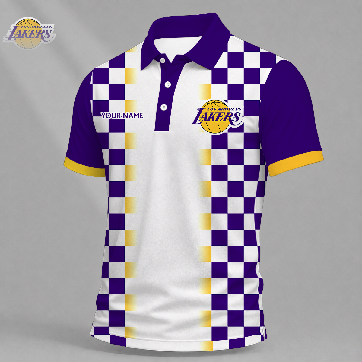 FINAL SALE - NEW CUSTOMIZED NBA09 LLA LOS ANGELES LAKERS T-SHIRT, POLO SHIRT, ZIP POLO SHIRT, SWEATSHIRT, HOODIE & ZIP HOODIE