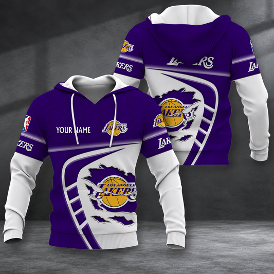 EXCLUSIVE EDITION - NEW CUSTOMIZED NBA09 LLA LOS ANGELES LAKERS T-SHIRT, POLO SHIRT, ZIP POLO SHIRT, SWEATSHIRT, HOODIE & ZIP HOODIE