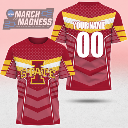 LIMITED EDITION - NEW CUSTOMIZED NCAA MAM10 ISC IOWA STATE CYCLONES T-SHIRT, POLO SHIRT, ZIP POLO SHIRT, SWEATSHIRT, HOODIE & ZIP HOODIE