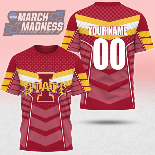 LIMITED EDITION - NEW CUSTOMIZED NCAA MAM10 ISC IOWA STATE CYCLONES T-SHIRT, POLO SHIRT, ZIP POLO SHIRT, SWEATSHIRT, HOODIE & ZIP HOODIE