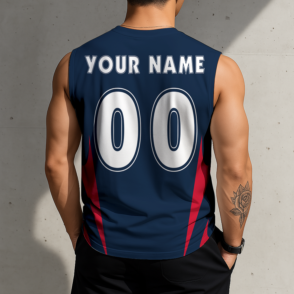 VIRAL EDITION - NEW CUSTOMIZED LCL LOS ANGELES CLIPPERS MEN'S GYM SHIRT - NBA10