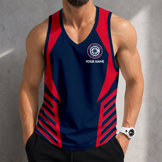 VIRAL EDITION - NEW CUSTOMIZED NBA10 LCL LOS ANGELES CLIPPERS MEN'S TANK TOP