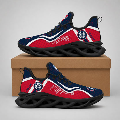 EXCLUSIVE EDITION - NEW CUSTOMIZED NBA10 LCL LOS ANGELES CLIPPERS MAX SOUL SHOES
