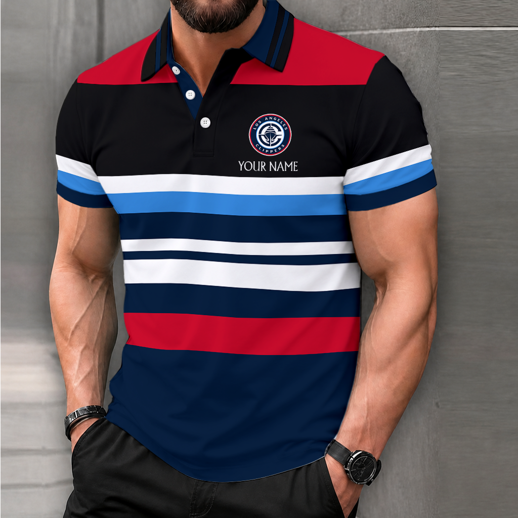 SPECIAL EDITION - NEW CUSTOMIZED NBA10 LCL LOS ANGELES CLIPPERS T-SHIRT, POLO SHIRT, ZIP POLO SHIRT, SWEATSHIRT, HOODIE & ZIP HOODIE
