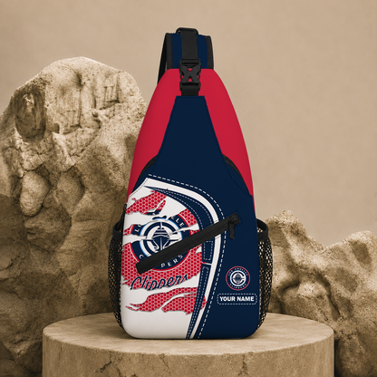 HOT DEAL - NEW CUSTOMIZED LCL LOS ANGELES CLIPPERS SLING BAG - NBA10