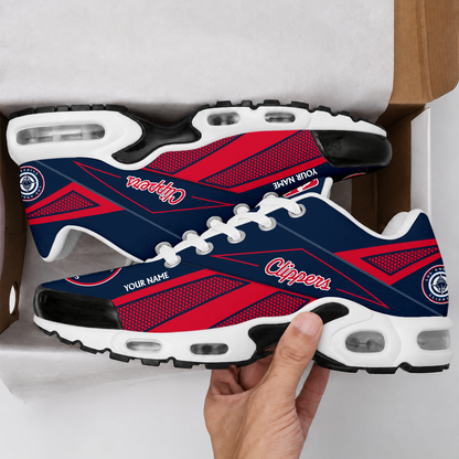 VIRAL EDITION - NEW CUSTOMIZED NBA10 LCL LOS ANGELES CLIPPERS AIR MAX PLUS SNEAKERS