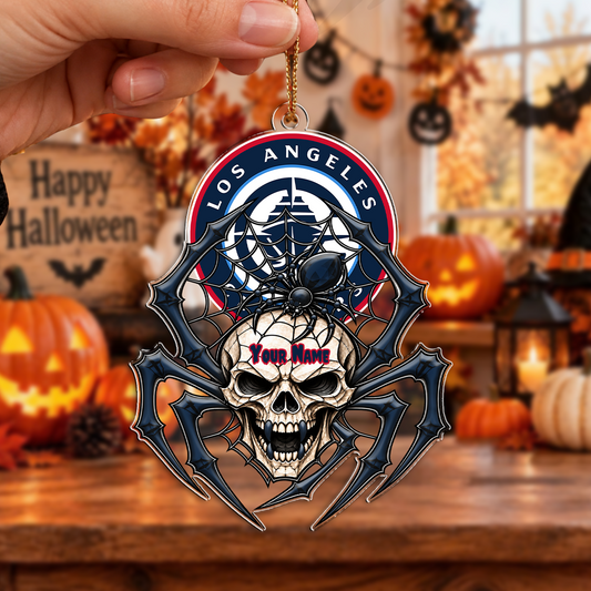 SPECIAL EDITION - NEW CUSTOMIZED NBA10 LCL LOS ANGELES CLIPPERS HALLOWEEN ACRYLIC ORNAMENT