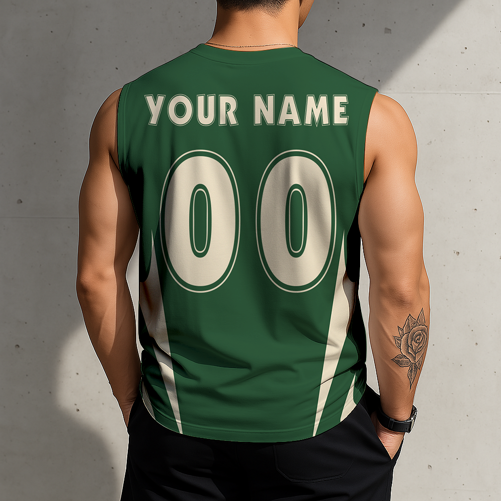 VIRAL EDITION - NEW CUSTOMIZED MBU MILWAUKEE BUCKS MEN'S GYM SHIRT - NBA11