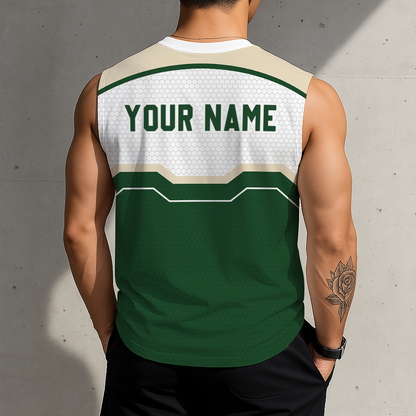 [LIMITED EDITION] NEW CUSTOMIZED NBA11 MBU MILWAUKEE BUCKS MEN'S TANK TOP