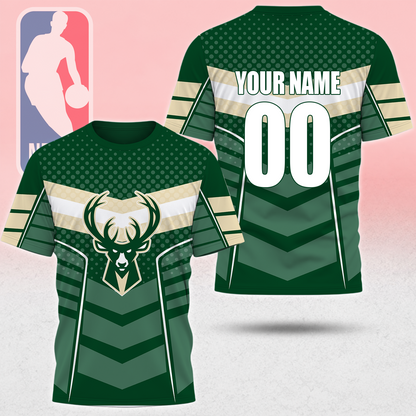 HOT DEAL - NEW CUSTOMIZED NBA11 MBU MILWAUKEE BUCKS T-SHIRT, POLO SHIRT, ZIP POLO SHIRT, SWEATSHIRT, HOODIE & ZIP HOODIE
