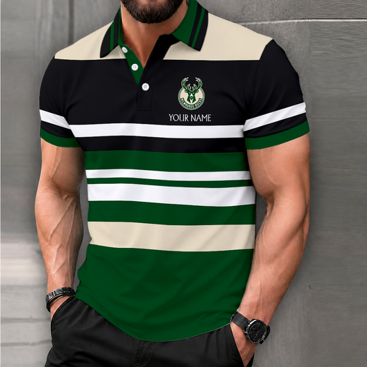 SPECIAL EDITION - NEW CUSTOMIZED NBA11 MBU MILWAUKEE BUCKS T-SHIRT, POLO SHIRT, ZIP POLO SHIRT, SWEATSHIRT, HOODIE & ZIP HOODIE