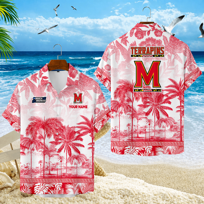 VIRAL EDITION - NEW CUSTOMIZED MAM11 MLT MARYLAND TERRAPINS UNISEX HAWAIIAN SHIRT