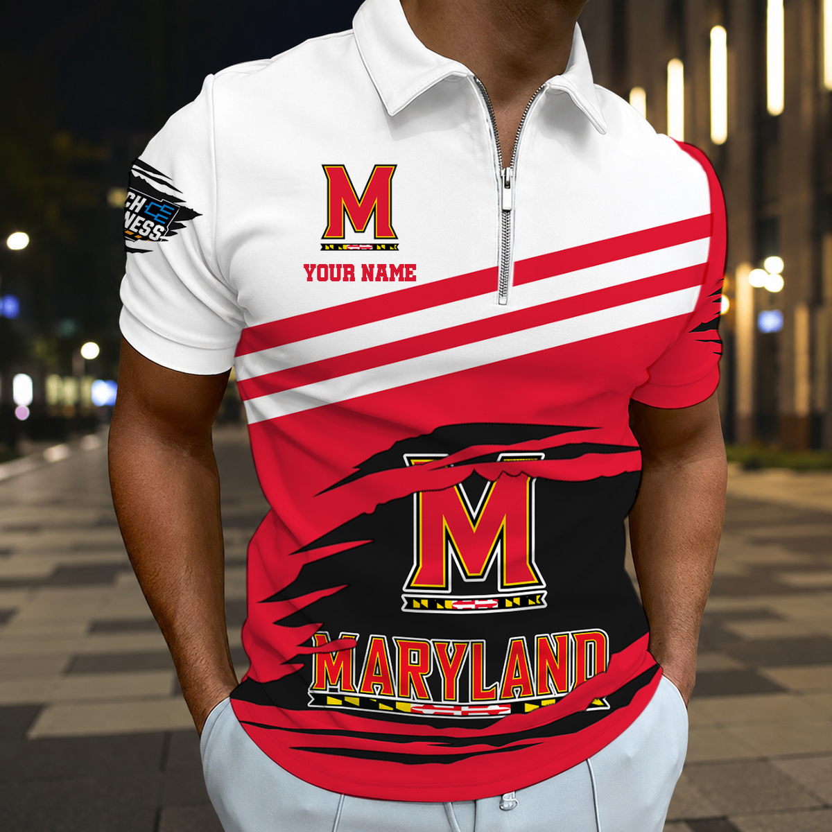 VIRAL EDITION - NEW CUSTOMIZED NCAA MAM11 MLT MARYLAND TERRAPINS T-SHIRT, POLO SHIRT, ZIP POLO SHIRT, SWEATSHIRT, HOODIE & ZIP HOODIE