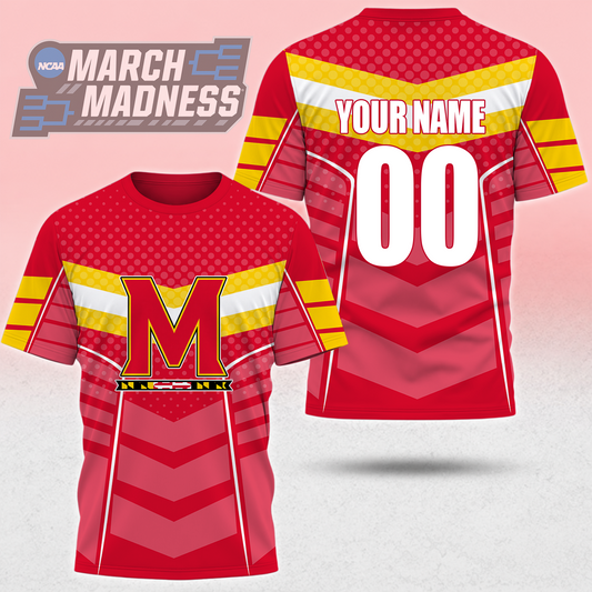 LIMITED EDITION - NEW CUSTOMIZED NCAA MAM11 MLT MARYLAND TERRAPINS T-SHIRT, POLO SHIRT, ZIP POLO SHIRT, SWEATSHIRT, HOODIE & ZIP HOODIE