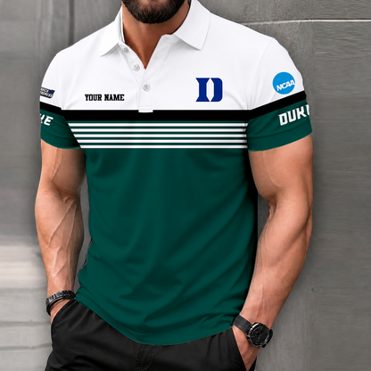 LIMITED EDITION - NEW CUSTOMIZED NCAA MAM12 DLD DUKE BLUE DEVILS POLO SHIRT