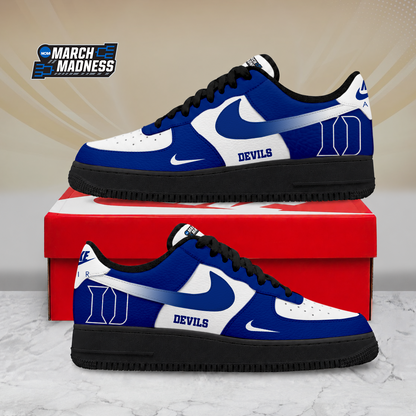 ELITE EDITION - NEW CUSTOMIZED NCAA MAM12 DLD DUKE BLUE DEVILS AF1 SHOES