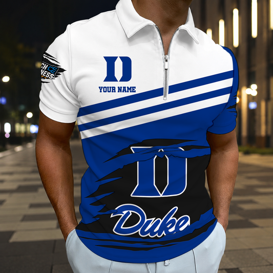 VIRAL EDITION - NEW CUSTOMIZED NCAA MAM12 DLD DUKE BLUE DEVILS T-SHIRT, POLO SHIRT, ZIP POLO SHIRT, SWEATSHIRT, HOODIE & ZIP HOODIE
