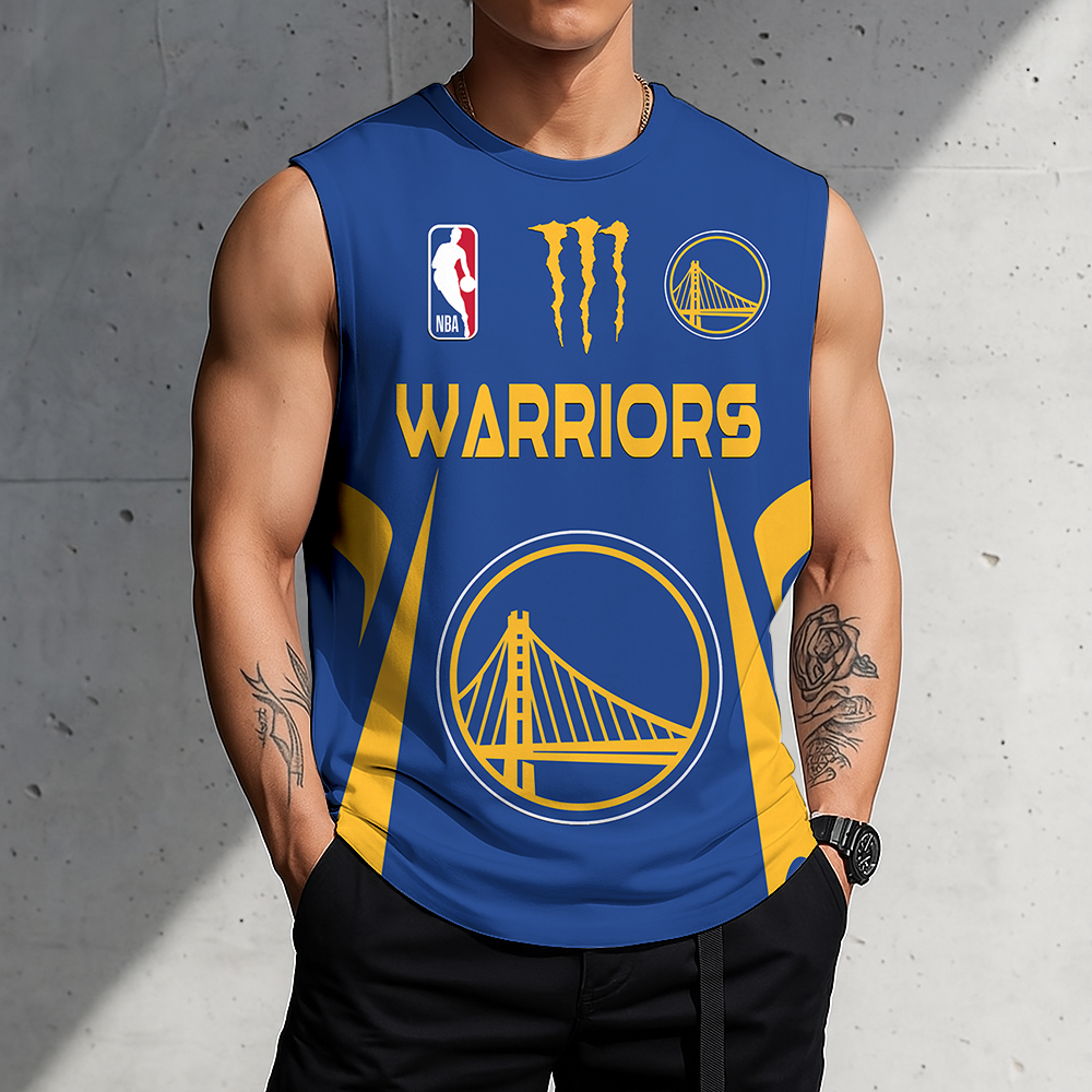VIRAL EDITION - NEW CUSTOMIZED GSW GOLDEN STATE WARRIORS MEN'S GYM SHIRT - NBA12