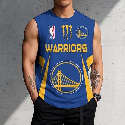 VIRAL EDITION - NEW CUSTOMIZED GSW GOLDEN STATE WARRIORS MEN'S GYM SHIRT - NBA12