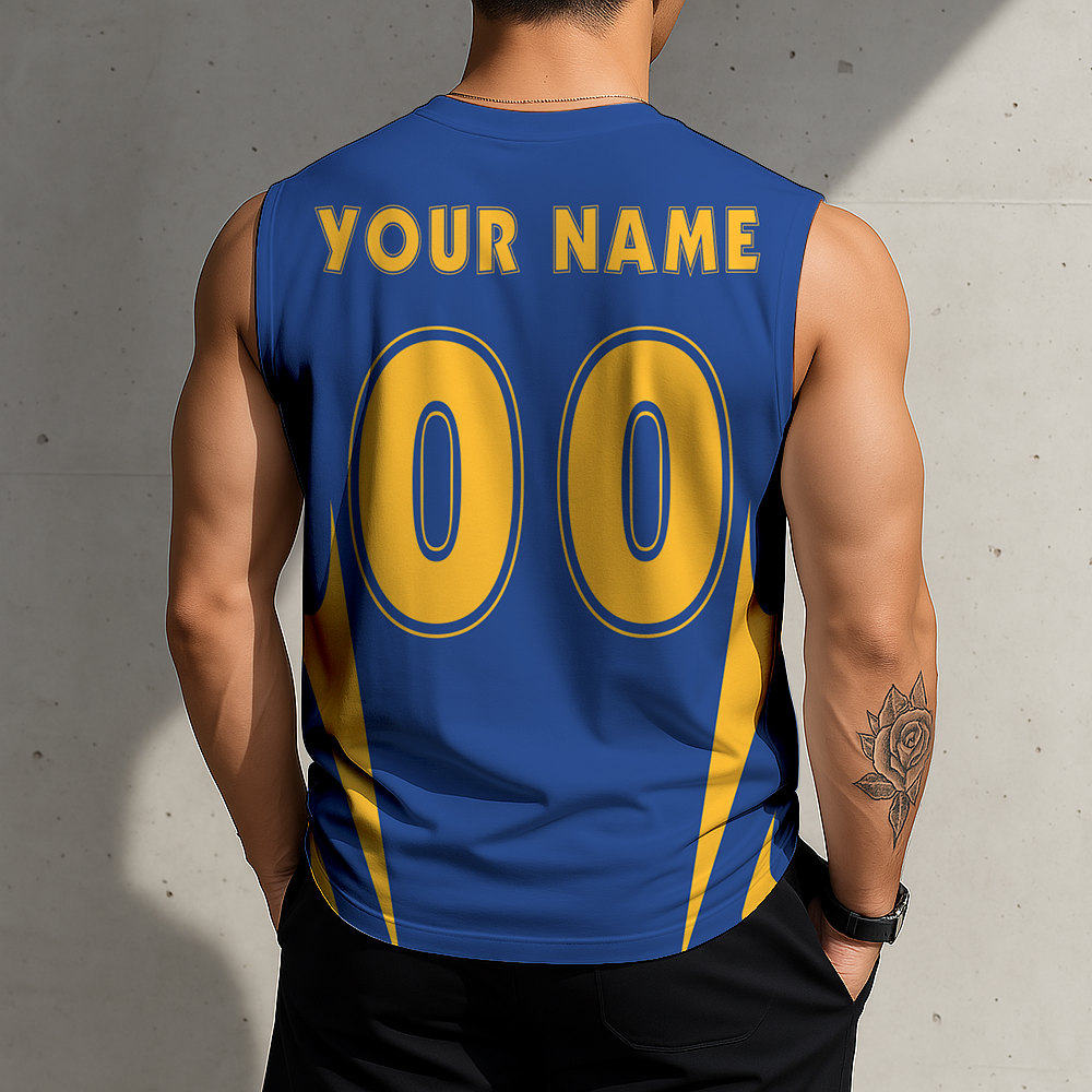 VIRAL EDITION - NEW CUSTOMIZED GSW GOLDEN STATE WARRIORS MEN'S GYM SHIRT - NBA12