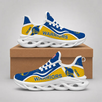 EXCLUSIVE EDITION - NEW CUSTOMIZED NBA12 GSW GOLDEN STATE WARRIORS MAX SOUL SHOES