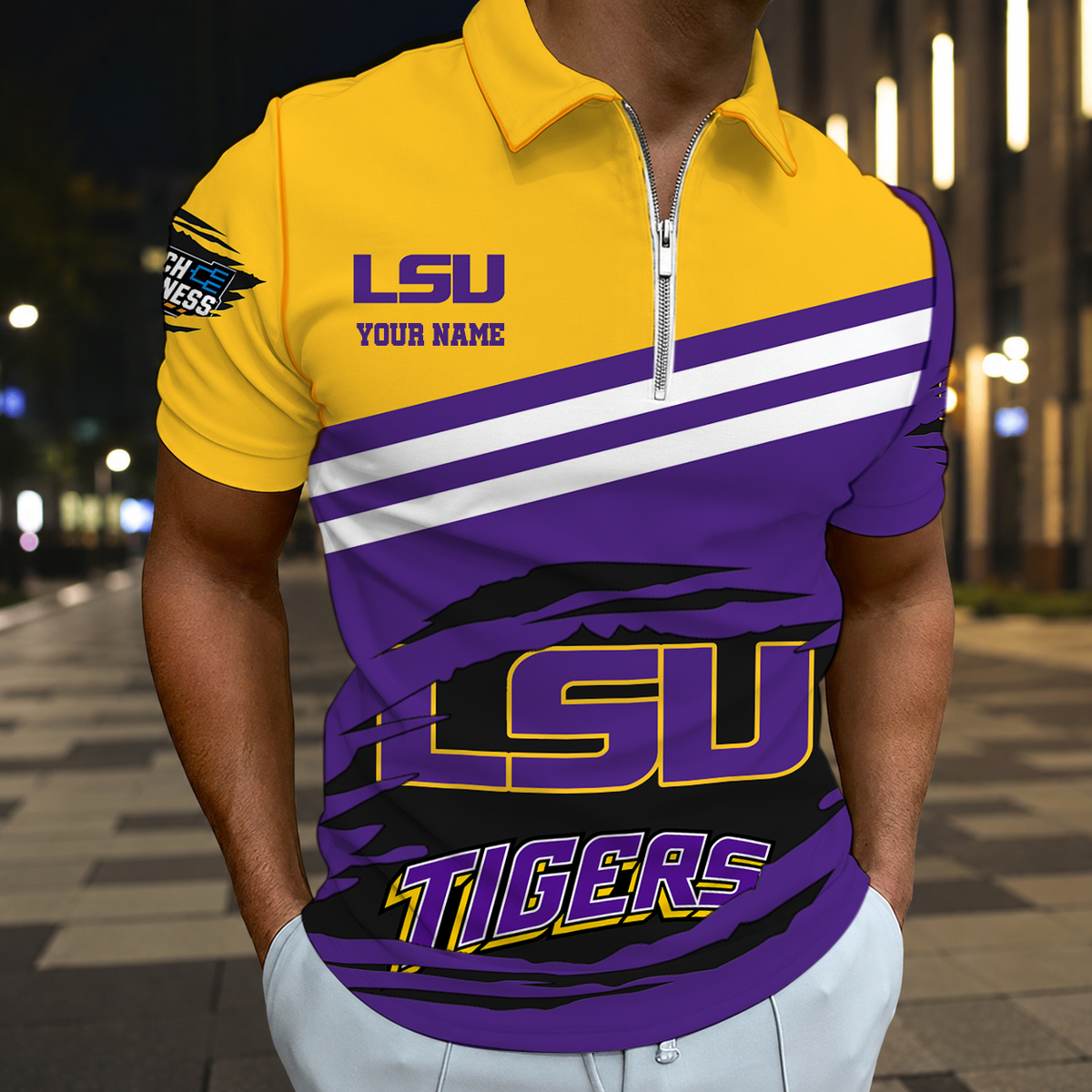VIRAL EDITION - NEW CUSTOMIZED NCAA MAM13 LST LSU TIGERS T-SHIRT, POLO SHIRT, ZIP POLO SHIRT, SWEATSHIRT, HOODIE & ZIP HOODIE