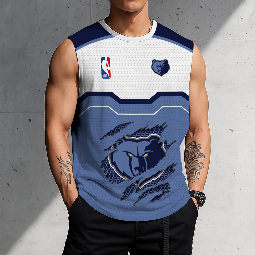 [LIMITED EDITION] NEW CUSTOMIZED NBA13 MGR MEMPHIS GRIZZLIES MEN'S TANK TOP