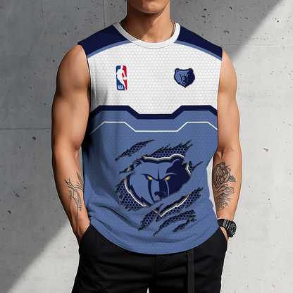 [LIMITED EDITION] NEW CUSTOMIZED NBA13 MGR MEMPHIS GRIZZLIES MEN'S TANK TOP