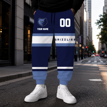 [HOT DEAL] NEW CUSTOMIZED NBA13 MGR MEMPHIS GRIZZLIES SWEATPANTS