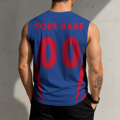 VIRAL EDITION - NEW CUSTOMIZED DPI DETROIT PISTONS MEN'S GYM SHIRT - NBA14