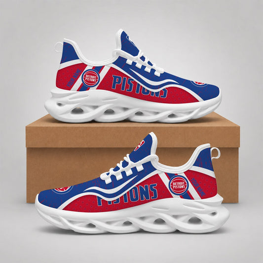 EXCLUSIVE EDITION - NEW CUSTOMIZED NBA14 DPI DETROIT PISTONS MAX SOUL SHOES