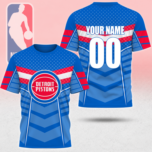 HOT DEAL - NEW CUSTOMIZED NBA14 DPI DETROIT PISTONS T-SHIRT, POLO SHIRT, ZIP POLO SHIRT, SWEATSHIRT, HOODIE & ZIP HOODIE