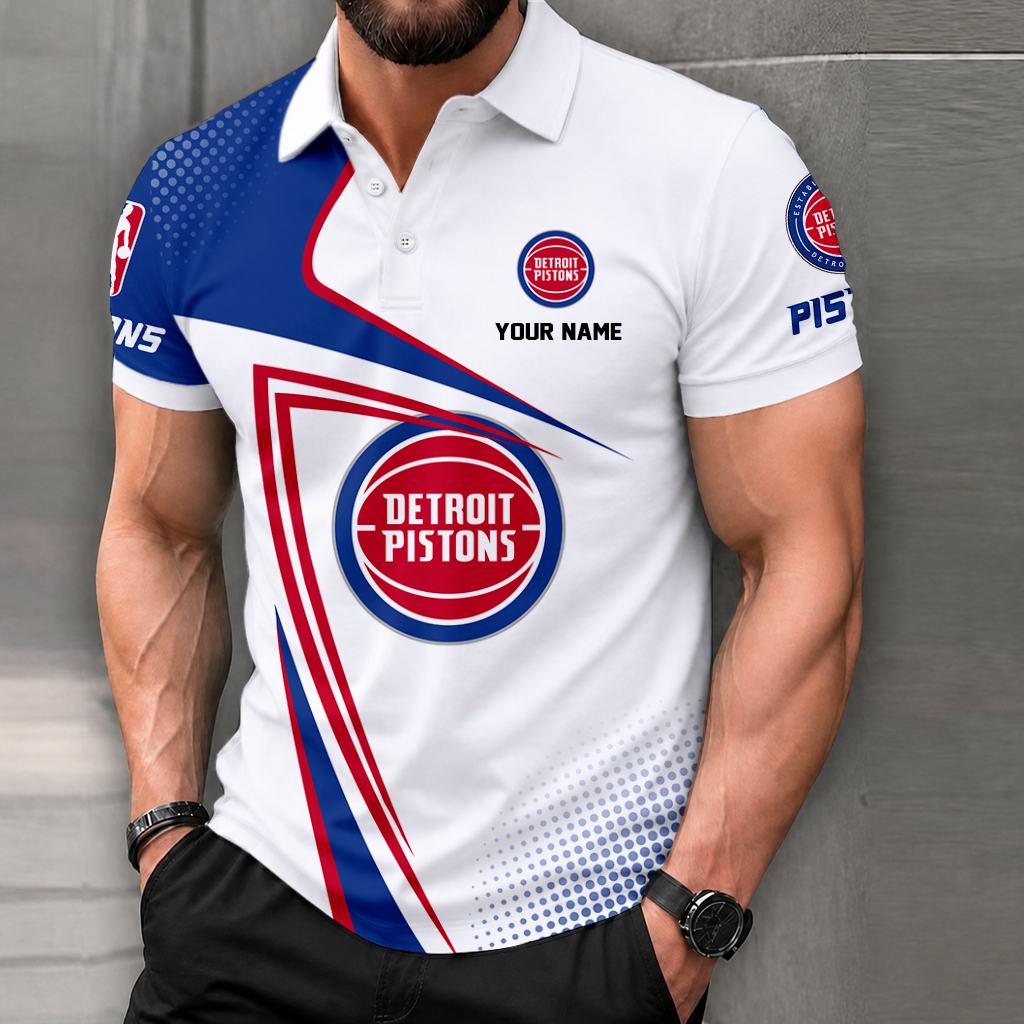 HOT DEAL - NEW CUSTOMIZED NBA14 DPI DETROIT PISTONS T-SHIRT, POLO SHIRT, ZIP POLO SHIRT, SWEATSHIRT, HOODIE & ZIP HOODIE