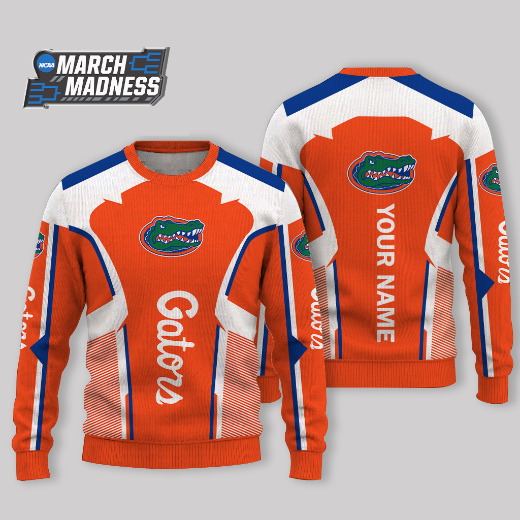 HOT DEAL - NEW CUSTOMIZED NCAA MAM14 FLG FLORIDA GATORS UGLY SWEATER