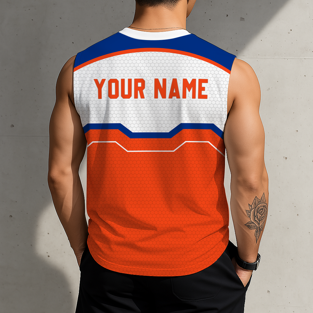 HOT DEAL - NEW CUSTOMIZED NCAA MAM14 FLG FLORIDA GATORS MEN'S GYM SHIRT