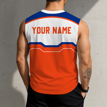 HOT DEAL - NEW CUSTOMIZED NCAA MAM14 FLG FLORIDA GATORS MEN'S GYM SHIRT