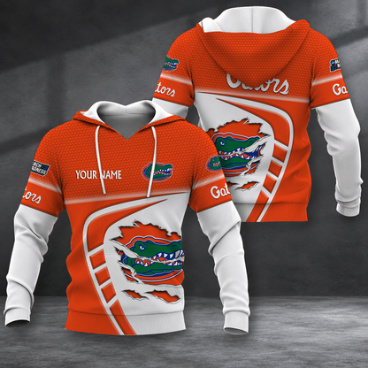 FINAL SALE - NEW CUSTOMIZED NCAA MAM14 FLG FLORIDA GATORS T-SHIRT, POLO SHIRT, ZIP POLO SHIRT, SWEATSHIRT, HOODIE & ZIP HOODIE