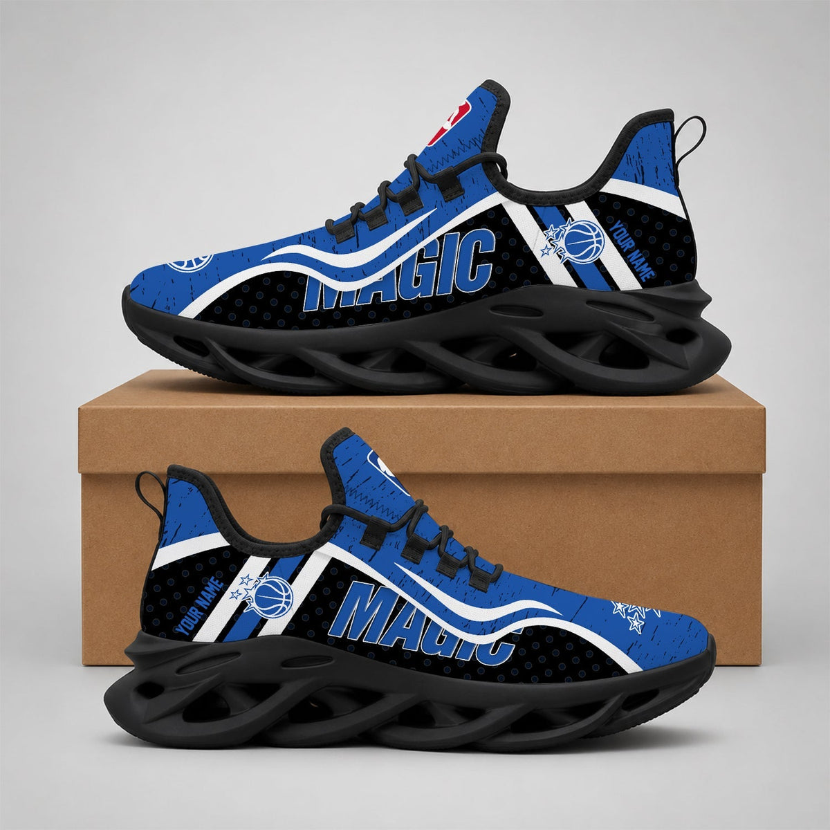 EXCLUSIVE EDITION - NEW CUSTOMIZED NBA15 OMA ORLANDO MAGIC MAX SOUL SHOES