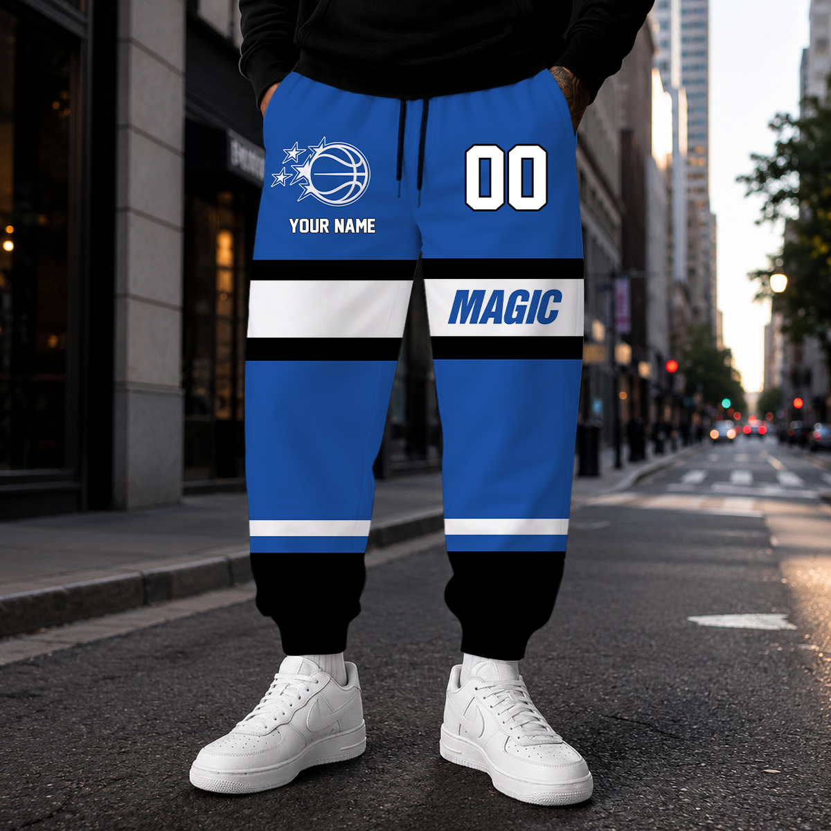 [HOT DEAL] NEW CUSTOMIZED NBA15 OMA ORLANDO MAGIC SWEATPANTS