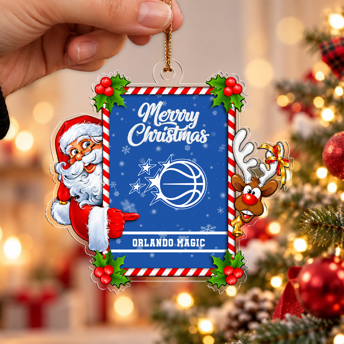 [LIMITED DROP] NEW CUSTOMIZED NBA15 OMA ORLANDO MAGIC CHRISTMAS ACRYLIC ORNAMENT