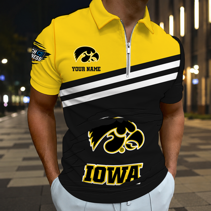 VIRAL EDITION - NEW CUSTOMIZED NCAA MAM16 IWH IOWA HAWKEYES T-SHIRT, POLO SHIRT, ZIP POLO SHIRT, SWEATSHIRT, HOODIE & ZIP HOODIE